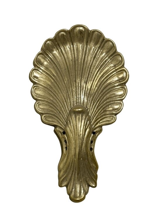 Vintage Other - Vintage Acantus Solid Brass Chandelier Embellishment